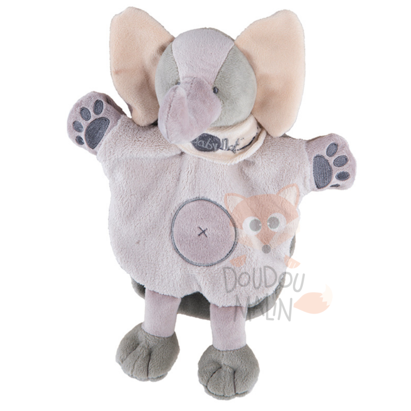 Savane marionnette éléphant gris bandana 